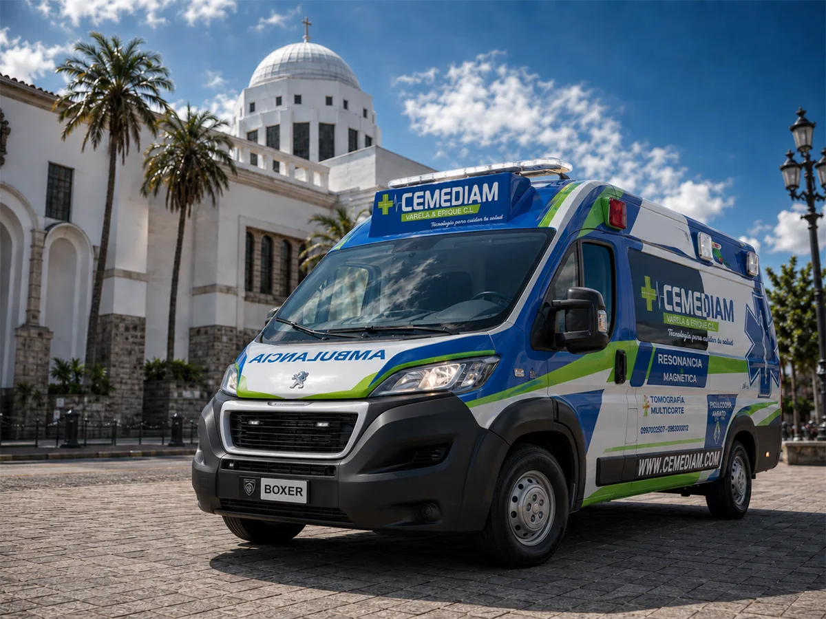 Ambulancia de CEMEDIAM para movilización sin costo